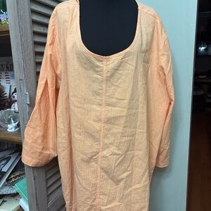 hot cotton 3 x linen tunic